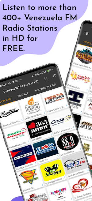 Venezuela FM Radios HD Screenshot 0