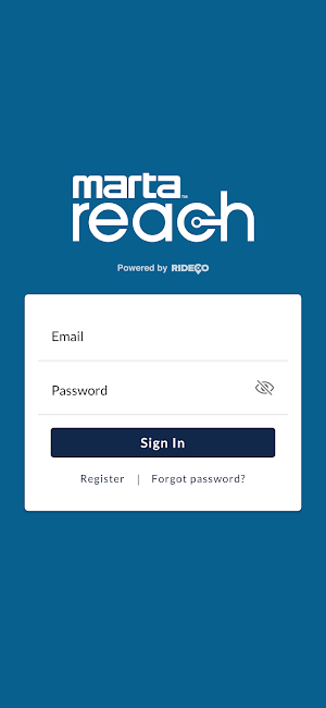 MARTA Reach On-Demand Transit Screenshot 1