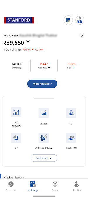 Stanford Capital Services Screenshot 1