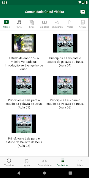 Comunidade Cristã Videira Screenshot 2