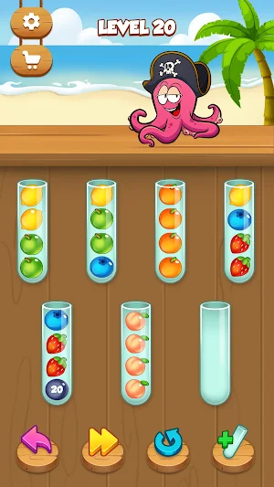 Magic Fruit Ball Sort Screenshot 3