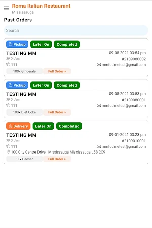 FoodMe Restaurant Manager Screenshot 1