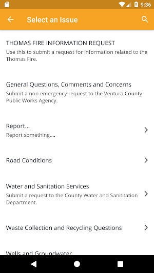 Ventura County Public Works Agency Screenshot 1