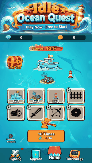 Idle Ocean Quest Screenshot 3