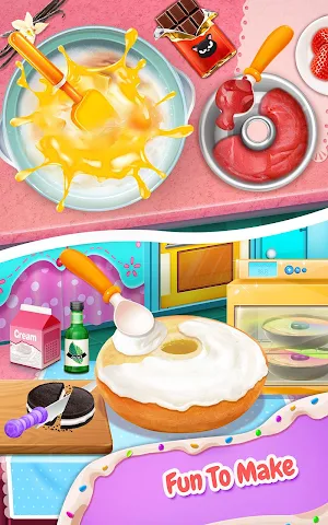 Sweet Donut Cake Maker Screenshot 0