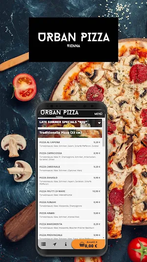 Urban Pizza Wien Screenshot 2