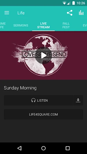 Life Foursquare Church Screenshot 2