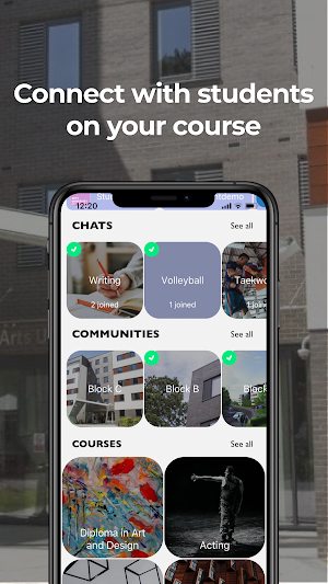 myHALLS Screenshot 1