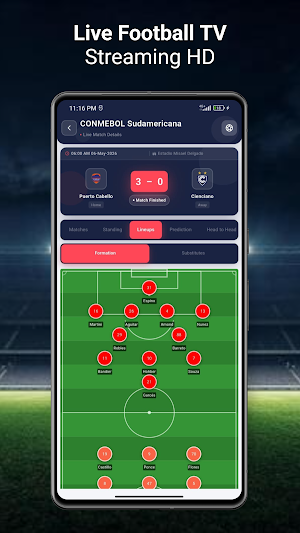Live Football TV Streaming HD Screenshot 1