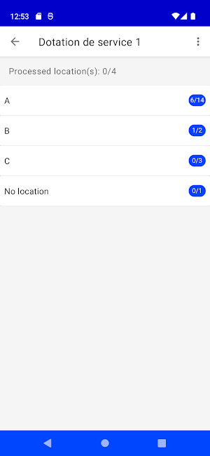 Department allocations Screenshot 2