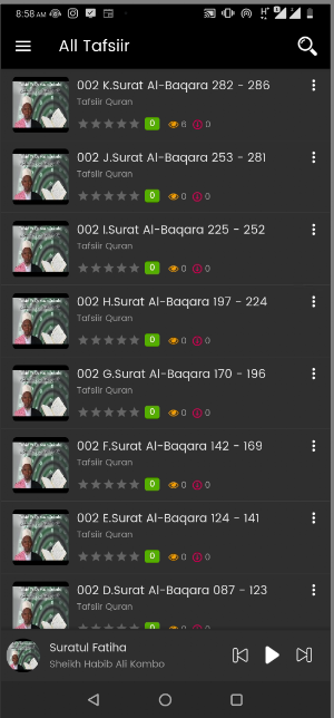 Tafsiri ya Quran - Sheikh Habib Ali Kombo Screenshot 2