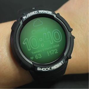 Pixel Chromatic Watch Face Screenshot 3