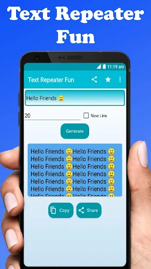 Text Repeater Fun Screenshot 0