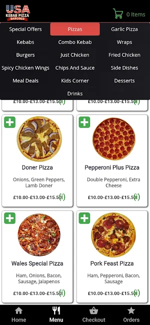 USA Kebab Pizza Bargoed Screenshot 3