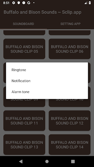 Buffalo and Bison Sound Collections ~ Sclip.app Screenshot 3