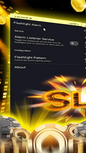 Flashlight Alarm-777 Screenshot 3