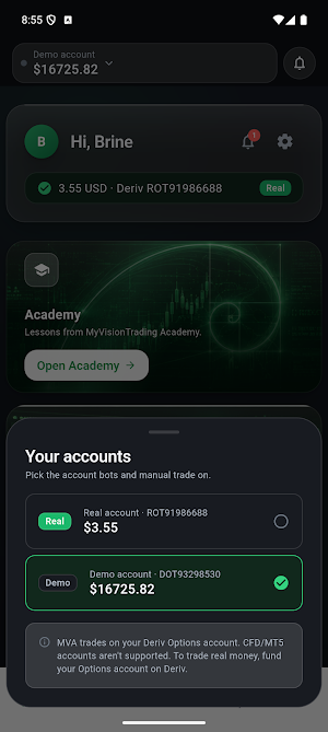 MVA Trader Screenshot 2