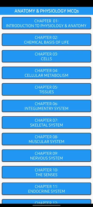 Anatomy and Physiology Quizlet Screenshot 2
