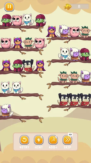 Cat Sort Puzzle Screenshot 2