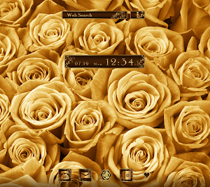 Gold Rose Theme Screenshot 0