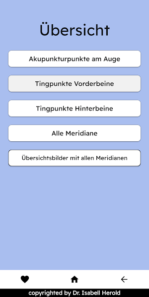 Meridianatlas Pferd Screenshot 3