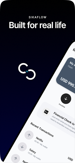 SikaFlow - Easy Money Tracking Screenshot 1