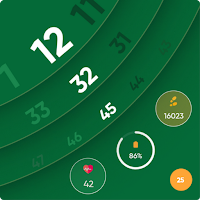 Green Curve Stylish Watch Face