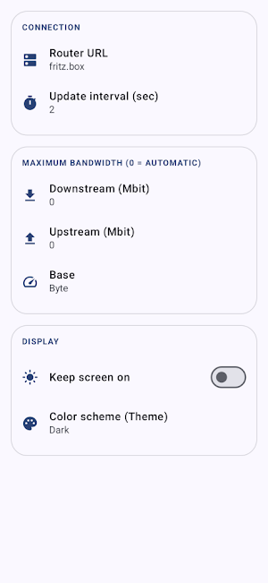 Fritz Traffic Monitor Screenshot 2