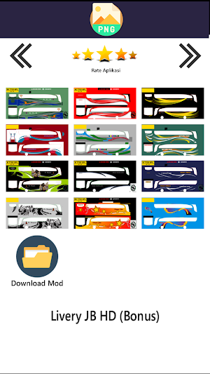 Livery Bussid Gunung Harta Screenshot 2