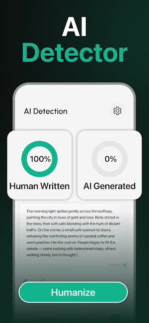 AI Detector and Text Humanizer Screenshot 0