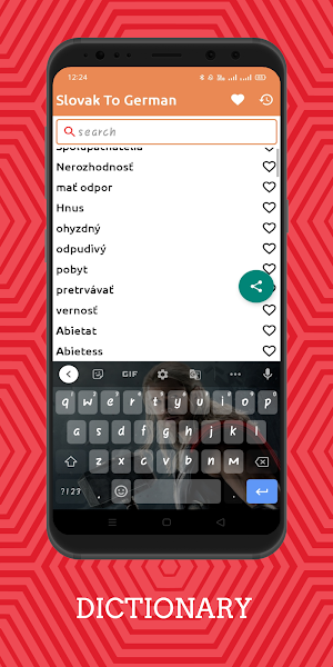 Slovak To German Dictionary Offline Screenshot 1