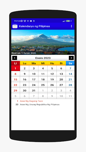 Kalendaryo ng Pilipinas 2023 Screenshot 0