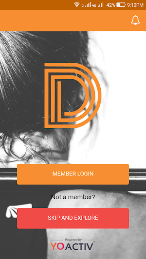 App for gym Screenshot 0