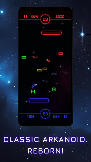 DualityX: Neon Brick Breaker Screenshot 1