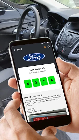 Radio Code Generator for Cars Screenshot 0