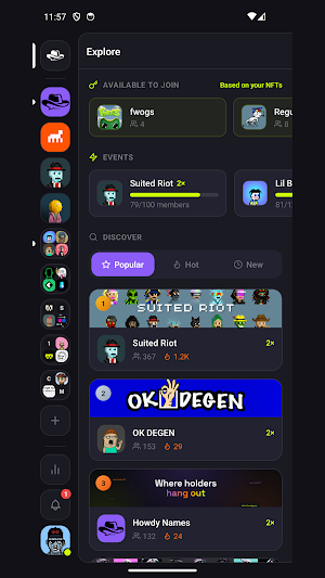 Howdy: Token Gated Chat Screenshot 0