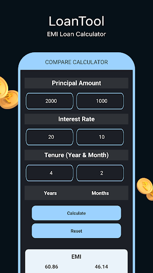 LoanTool : EMI Loan Calculator Screenshot 3