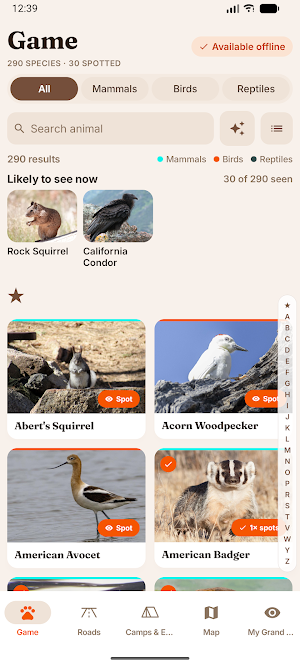 Grand Canyon Wildlife Safari Screenshot 1