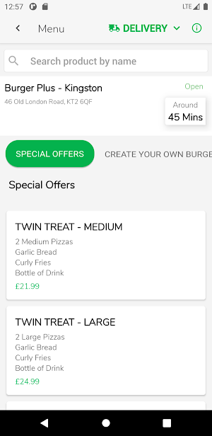 Burger Plus UK Screenshot 2