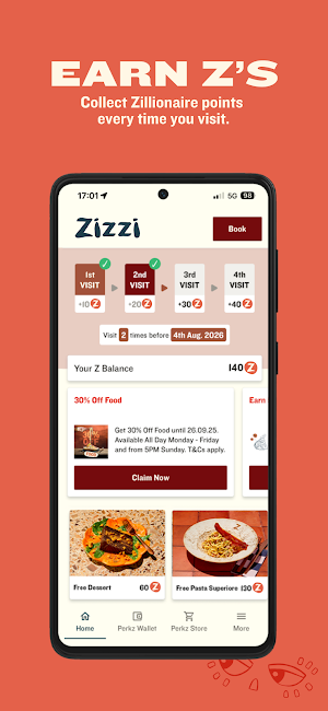 Zizzi Zillionaires’ Club Screenshot 2