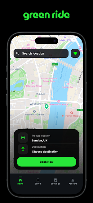 Green Ride – Taxi & Delivery Screenshot 2