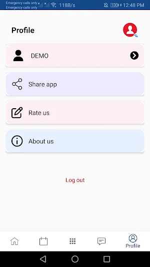 AHWS Parent App Screenshot 2