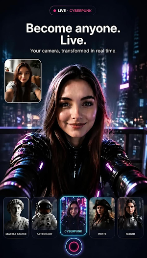 Morfable: Live AI Face Filter Screenshot 0