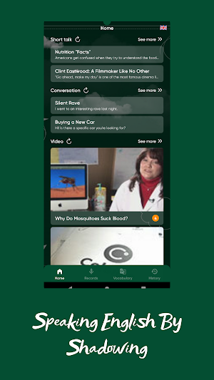 Speaking English By Shadowing Screenshot 0