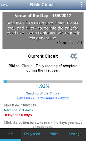 Bible Reading Circuit. Bible and more. Screenshot 1