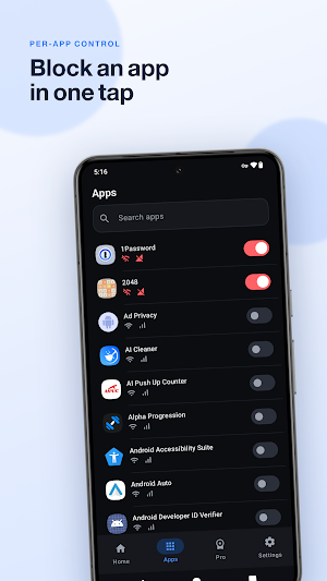Net Blocker: App Firewall Screenshot 1