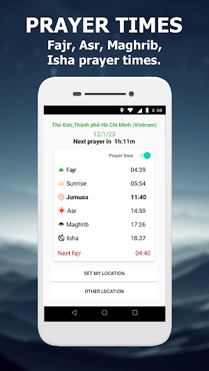 Prayer Times - Athan & Qibla Screenshot 0