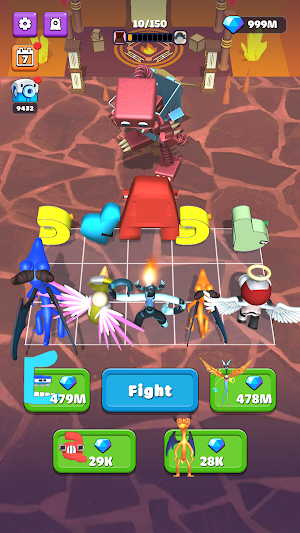 Merge Monster Rainbow Alphabet Screenshot 1