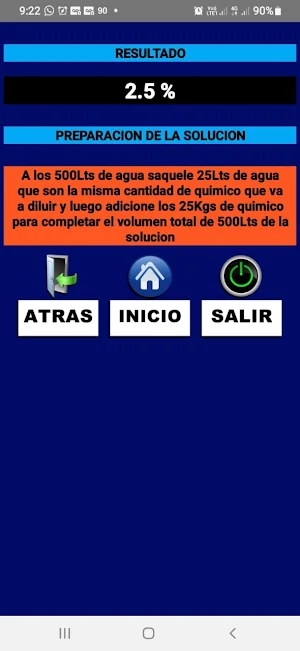 Preparación de Una Solución Screenshot 3