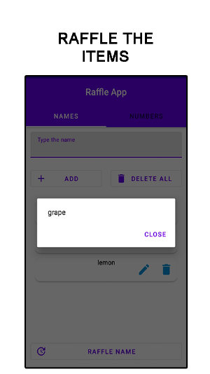 Raffle App Screenshot 1